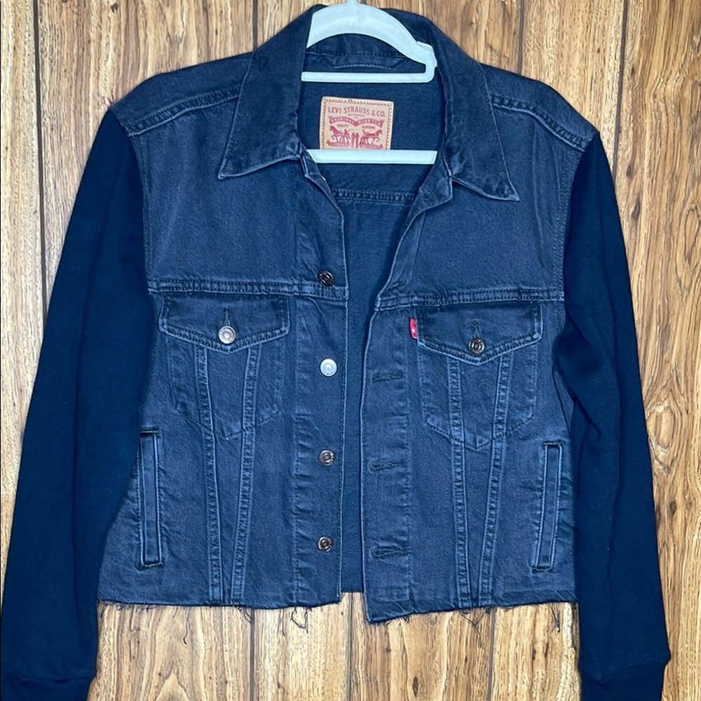 Levi's Black Jean Jacket Classic Style